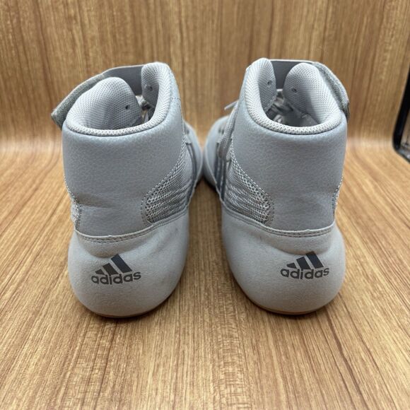 Adidas HVC 2 Wrestling Shoes MMA Combat Boxing Gray Gum Mens Size 14.5‎ main image 7